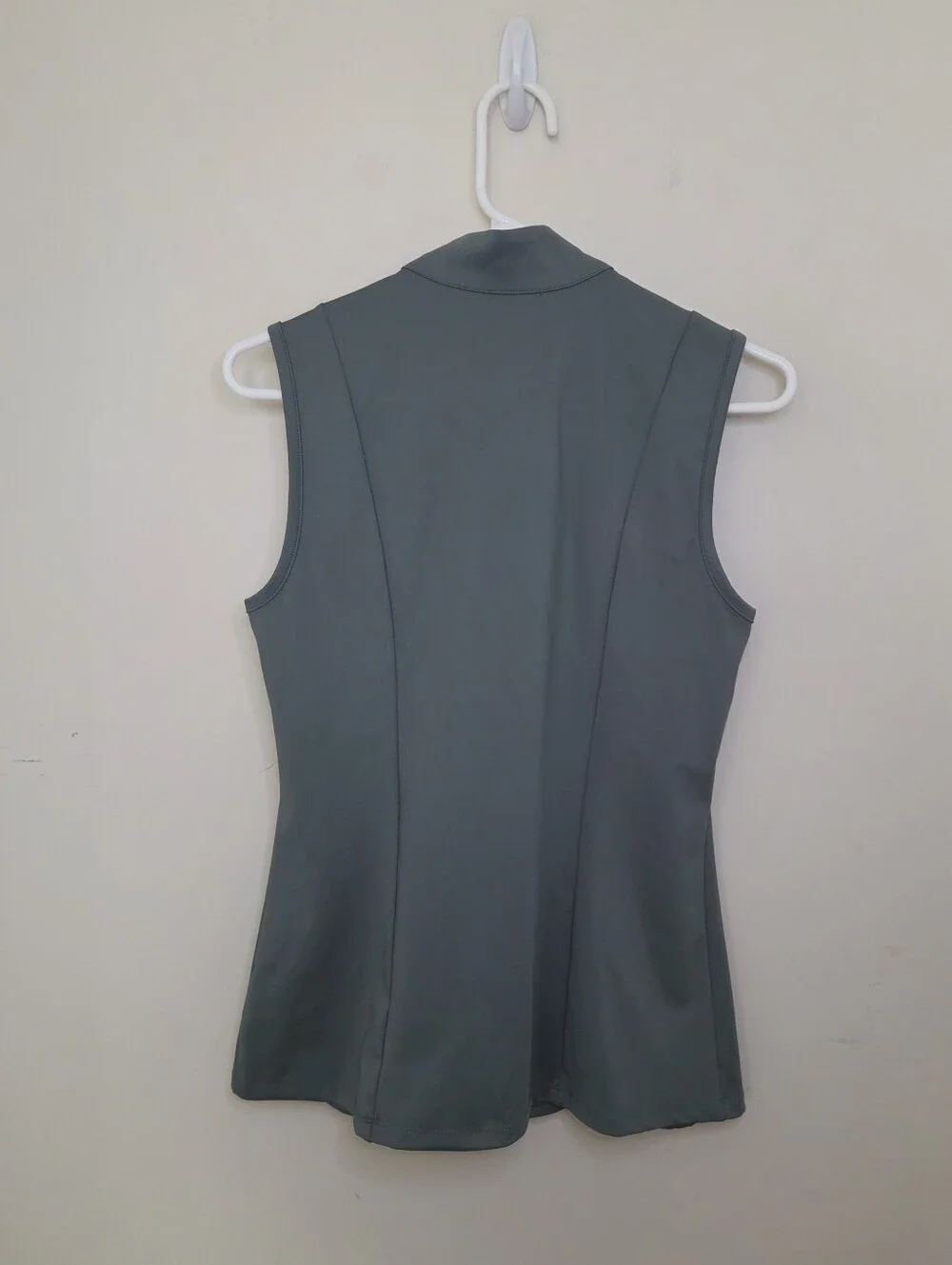 Women's Flex Time Green Zip Front Vest Sz Medium